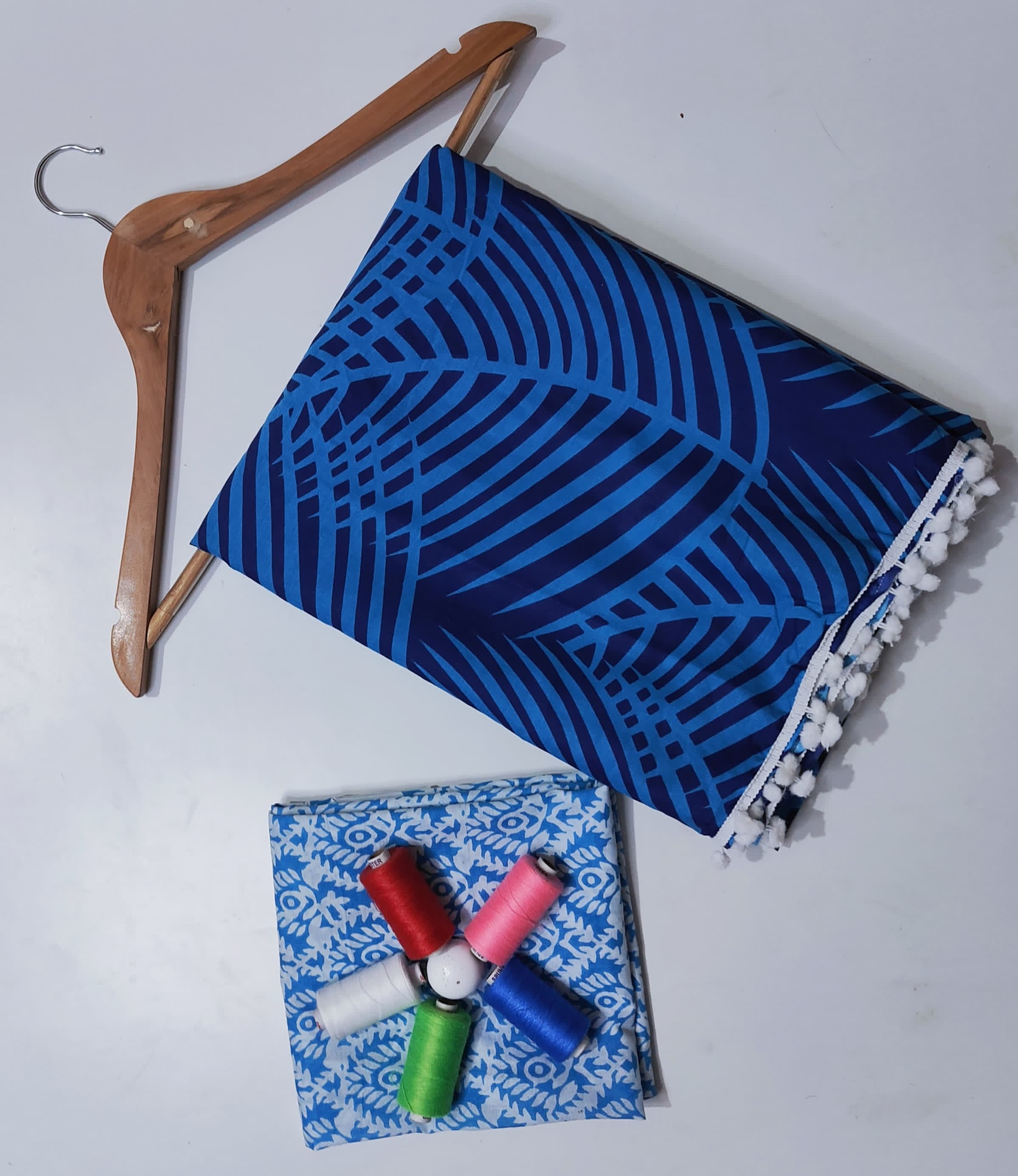 Hand block print Saree with blouse